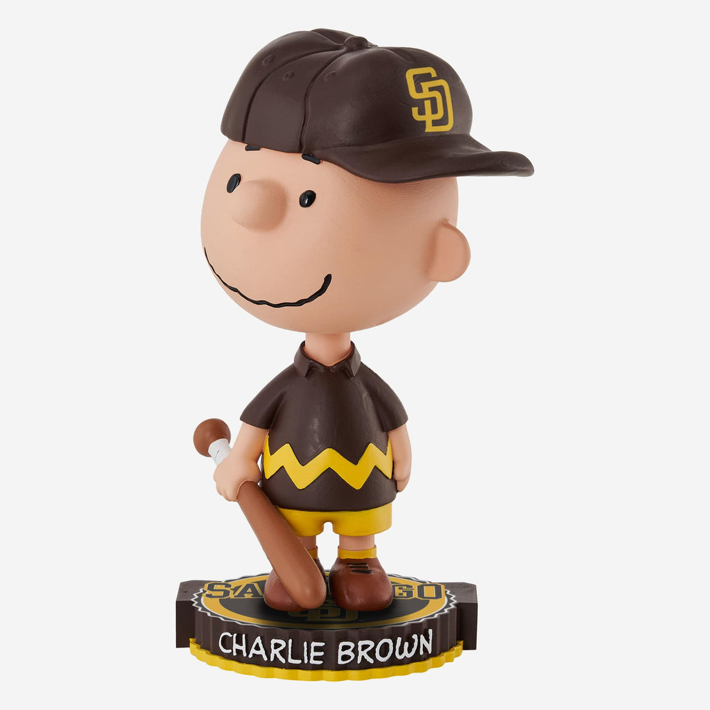 San Diego Padres Charlie Brown Peanuts Bighead Bobblehead FOCO - FOCO.com