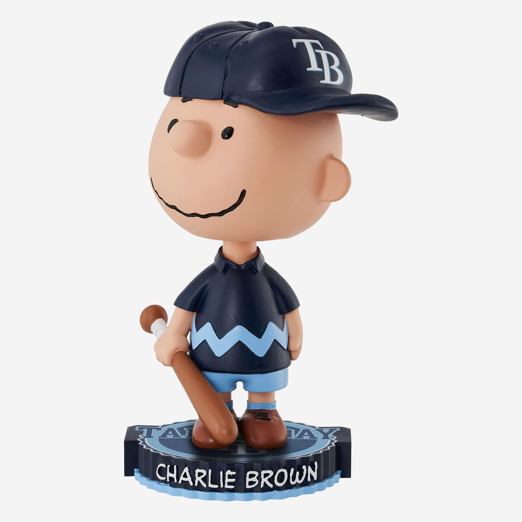 Tampa Bay Rays Charlie Brown Peanuts Bighead Bobblehead FOCO - FOCO.com