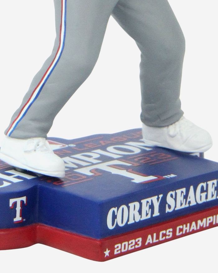 Corey Seager Texas Rangers 2023 American League Champions Gamebreaker Bighead Bobblehead FOCO - FOCO.com