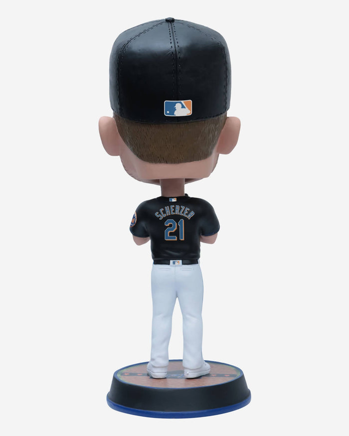 Max Scherzer New York Mets Black Jersey Bobblehead FOCO