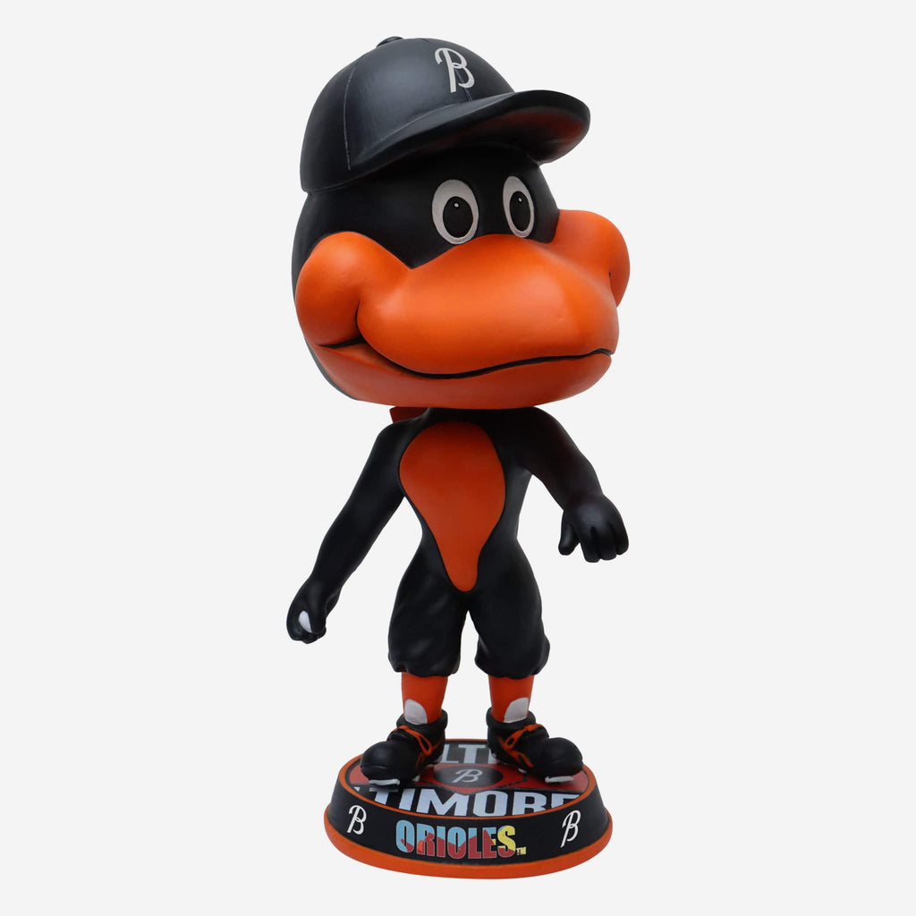 The Oriole Bird Baltimore Orioles 2023 City Connect Field Stripe Mascot Bighead Bobblehead FOCO - FOCO.com