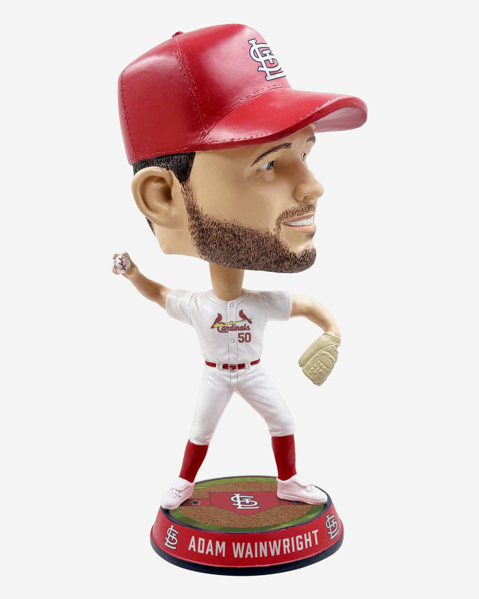 Adam Wainwright St Louis Cardinals Field Stripe Bighead Bobblehead FOCO - FOCO.com