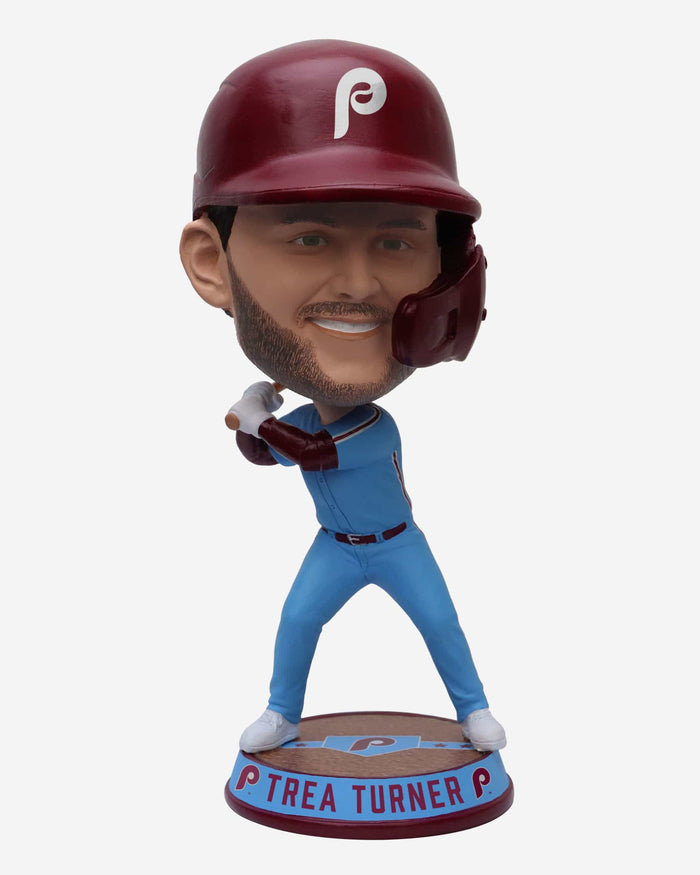 Trea Turner Philadelphia Phillies Powder Blue Uniform Field Stripe Bighead Bobblehead FOCO - FOCO.com