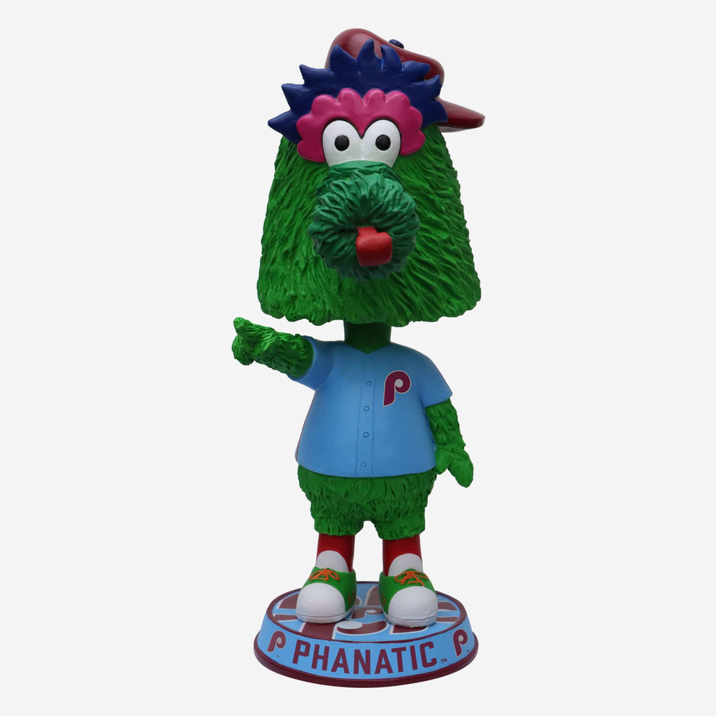 Phillie Phanatic Philadelphia Phillies Powder Blue Uniform Field Stripe Mascot Bighead Bobblehead FOCO - FOCO.com
