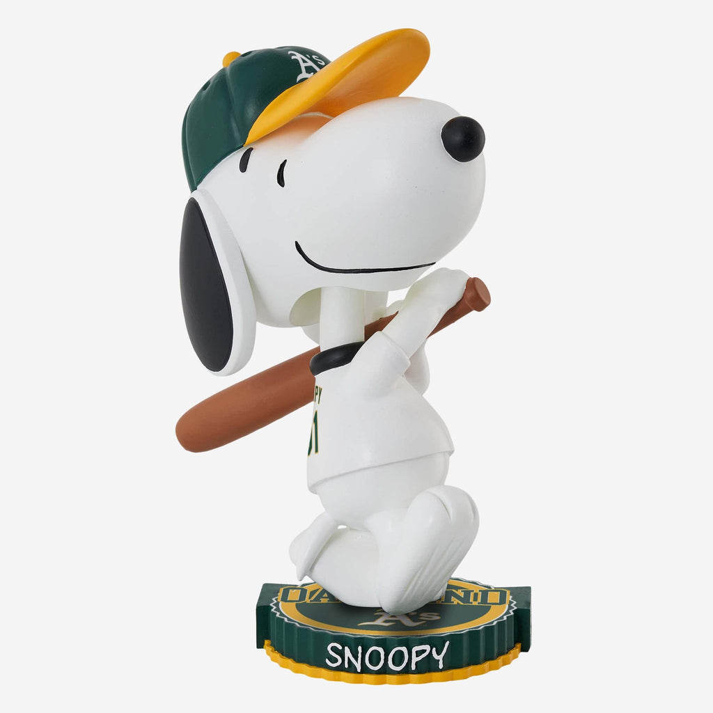 Oakland Athletics Snoopy Peanuts Bighead Bobblehead FOCO - FOCO.com