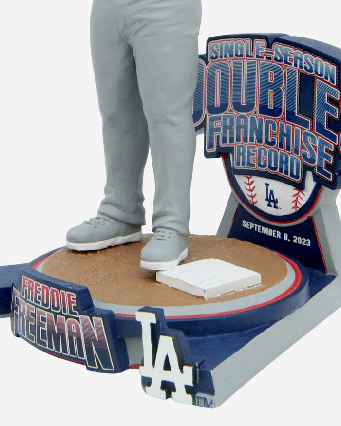 Freddie Freeman Los Angeles Dodgers Franchise Single-Season Doubles Record Bobblehead FOCO - FOCO.com