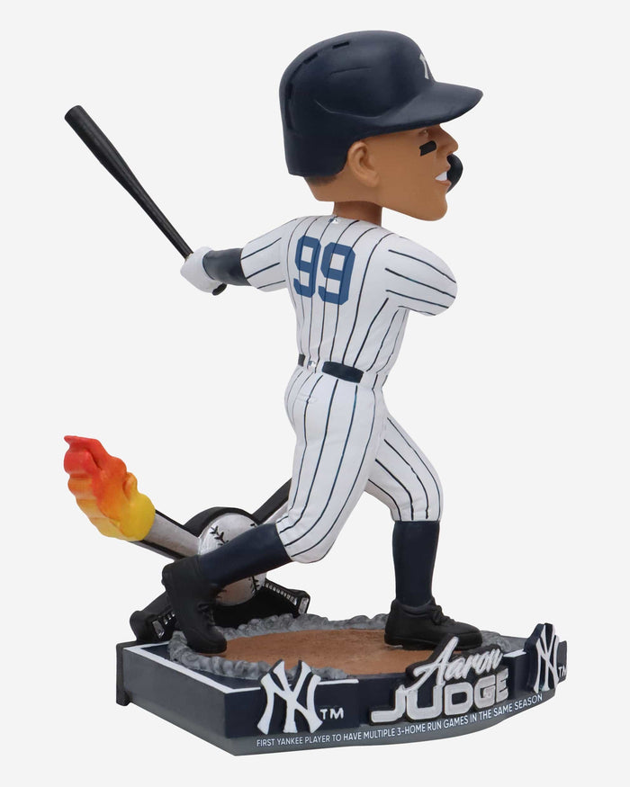 Aaron Judge New York Yankees Franchise Record Multiple 3 Home Run Games Bobblehead FOCO - FOCO.com
