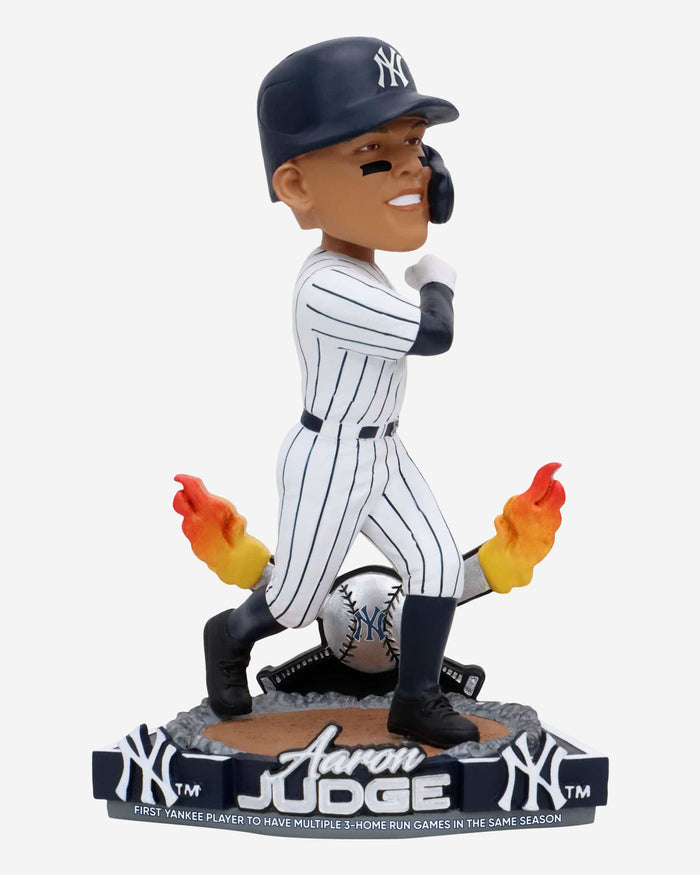 Aaron Judge New York Yankees Franchise Record Multiple 3 Home Run Games Bobblehead FOCO - FOCO.com