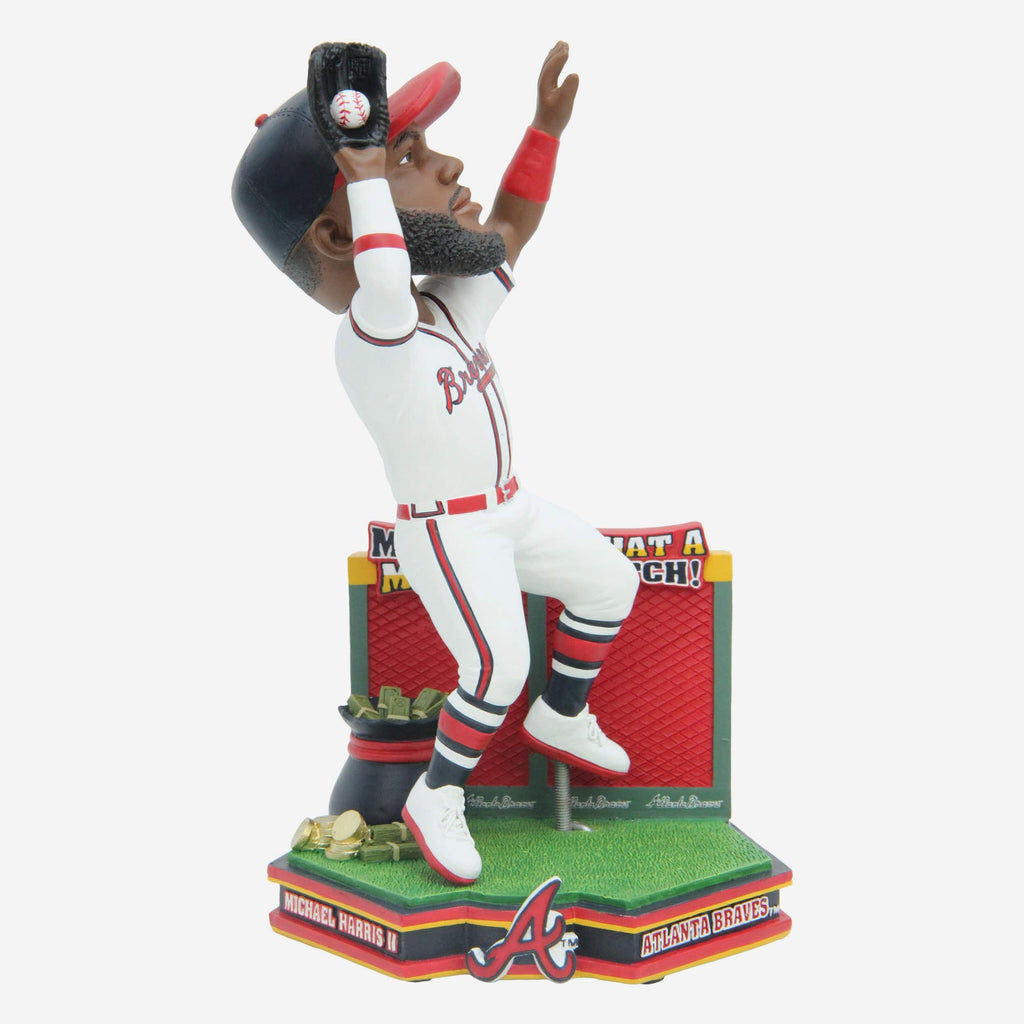 Michael Harris II Atlanta Braves 2023 NLDS Game-Ending Catch Bobblehead FOCO - FOCO.com