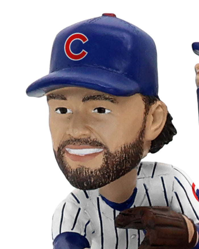 Dansby Swanson & Nico Hoerner Chicago Cubs 2023 Gold Glove Double Play Dual Bobblehead