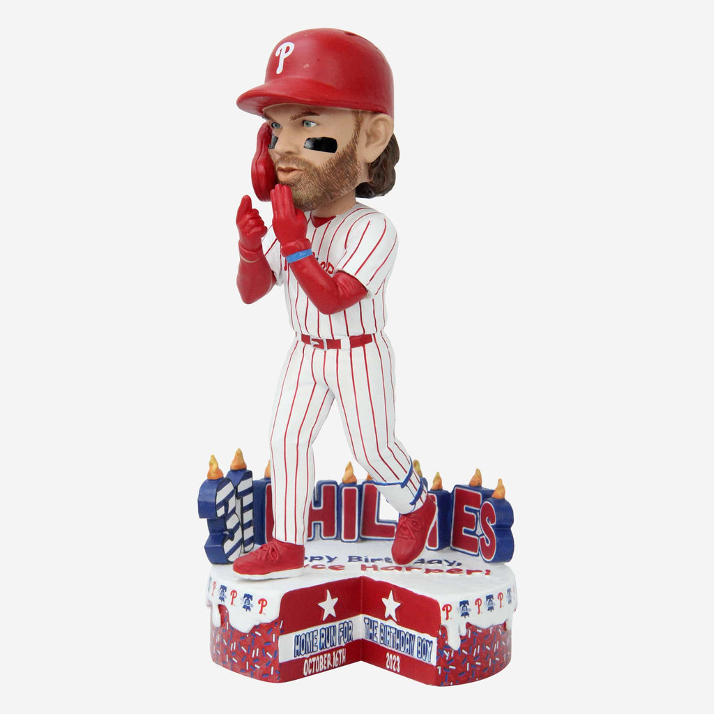 Bryce Harper Philadelphia Phillies Happy Birthday Home Run Bobblehead FOCO - FOCO.com