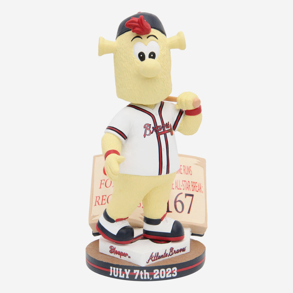 Blooper Atlanta Braves First Half Home Run Record Mascot Bobblehead FOCO - FOCO.com