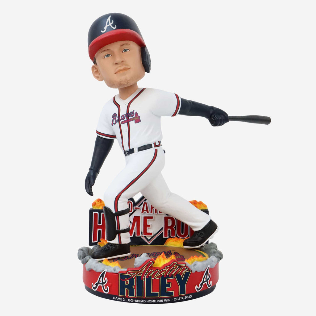 Austin Riley Atlanta Braves 2023 NLDS One-Handed Home Run Bobblehead FOCO - FOCO.com