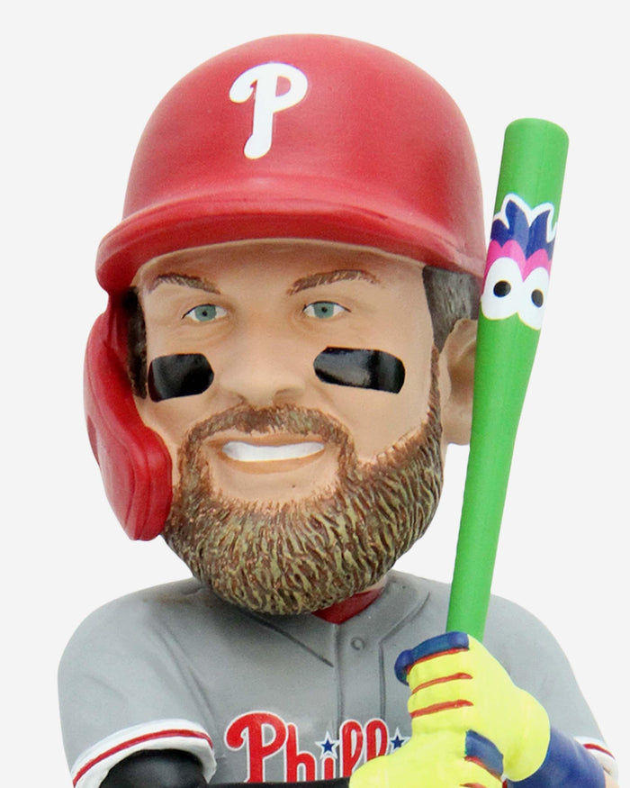 Bryce Harper Philadelphia Phillies Phanatic Bat Bobblehead FOCO - FOCO.com