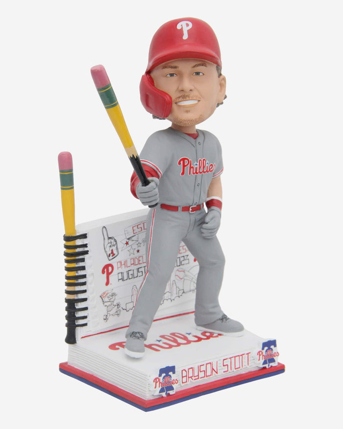 Bryson Stott Philadelphia Phillies Pencil Bat Bobblehead FOCO - FOCO.com