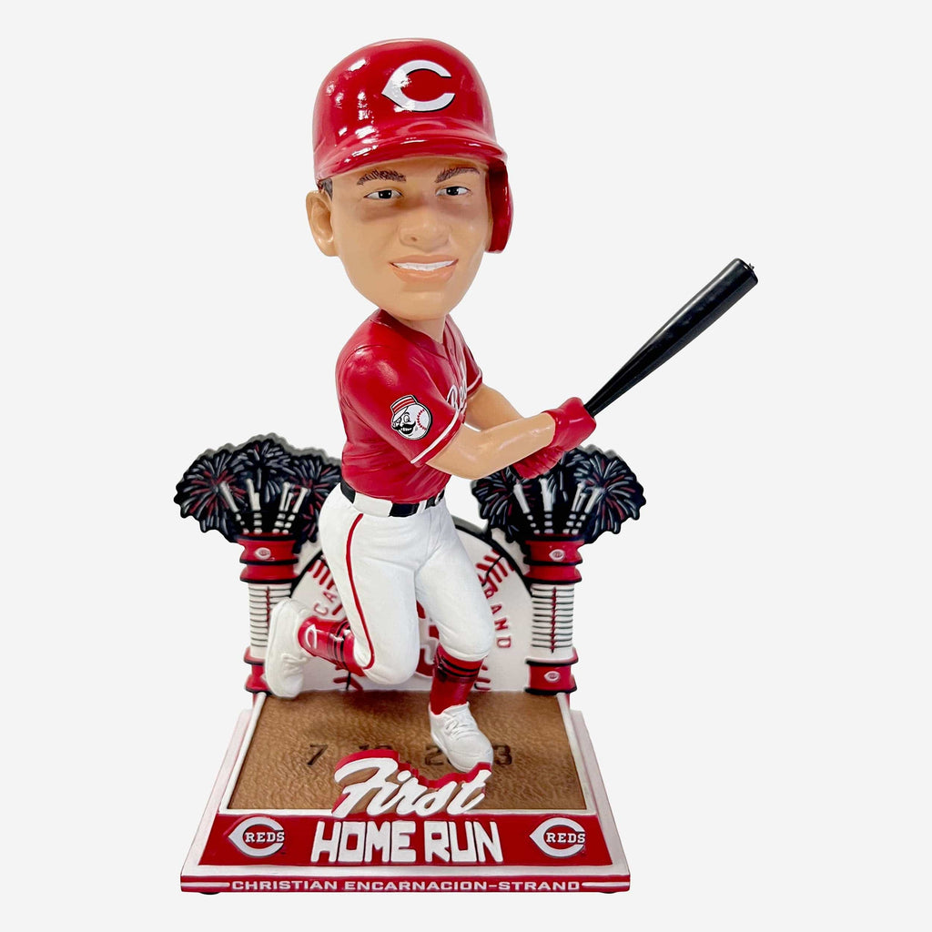 Christian Encarnacion-Strand Cincinnati Reds First Career Home Run Bobblehead FOCO - FOCO.com