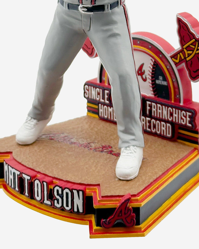 Matt Olson Atlanta Braves Franchise Single-Season Home Run Record Bobblehead FOCO - FOCO.com