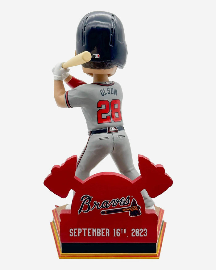 Matt Olson Atlanta Braves Franchise Single-Season Home Run Record Bobblehead FOCO - FOCO.com