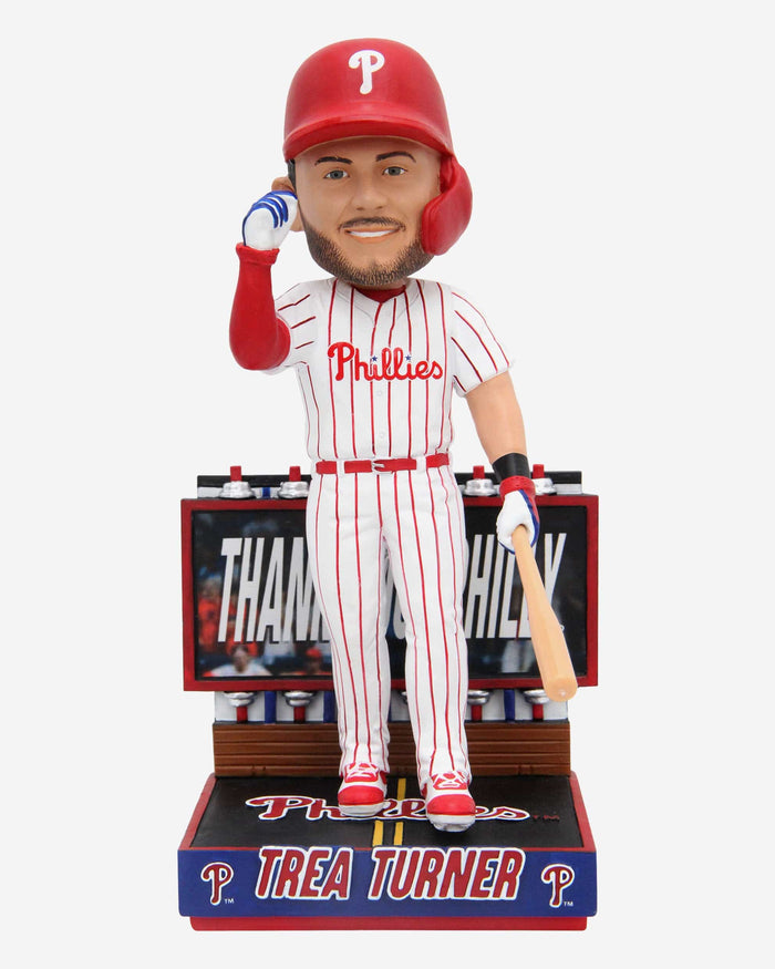 Trea Turner Philadelphia Phillies Thank You Billboard Bobblehead FOCO - FOCO.com