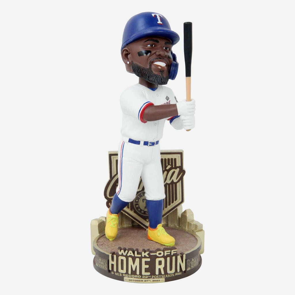 Adolis Garcia Texas Rangers 2023 World Series Game One Walk Off Home Run Bobblehead FOCO - FOCO.com