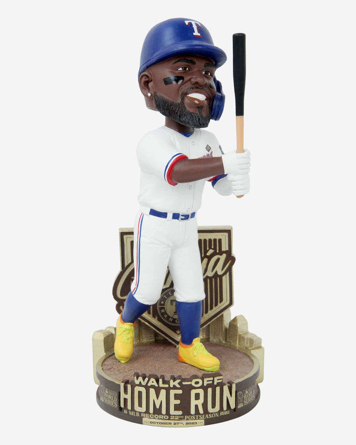 Adolis Garcia Texas Rangers 2023 World Series Game One Walk Off Home Run Bobblehead FOCO - FOCO.com