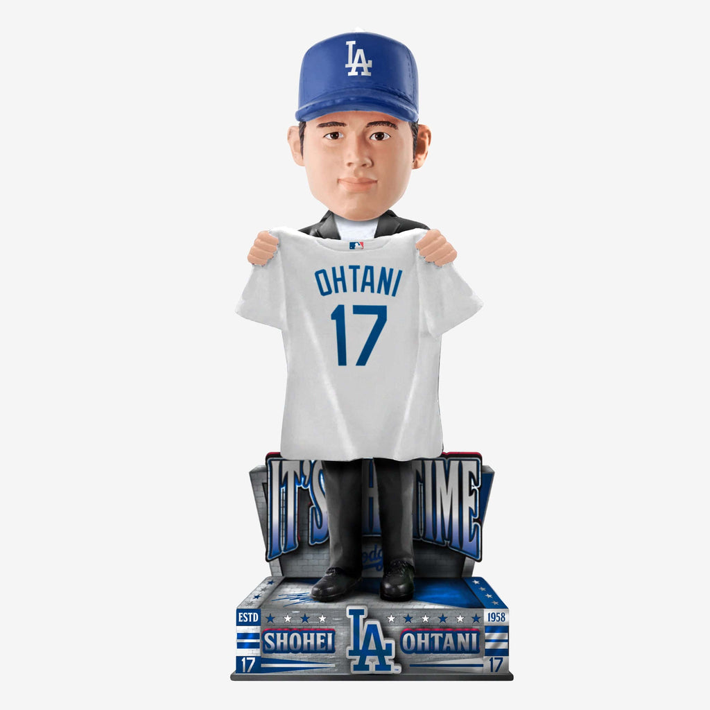 Shohei Ohtani Los Angeles Dodgers Welcome to the Team Bobblehead FOCO - FOCO.com