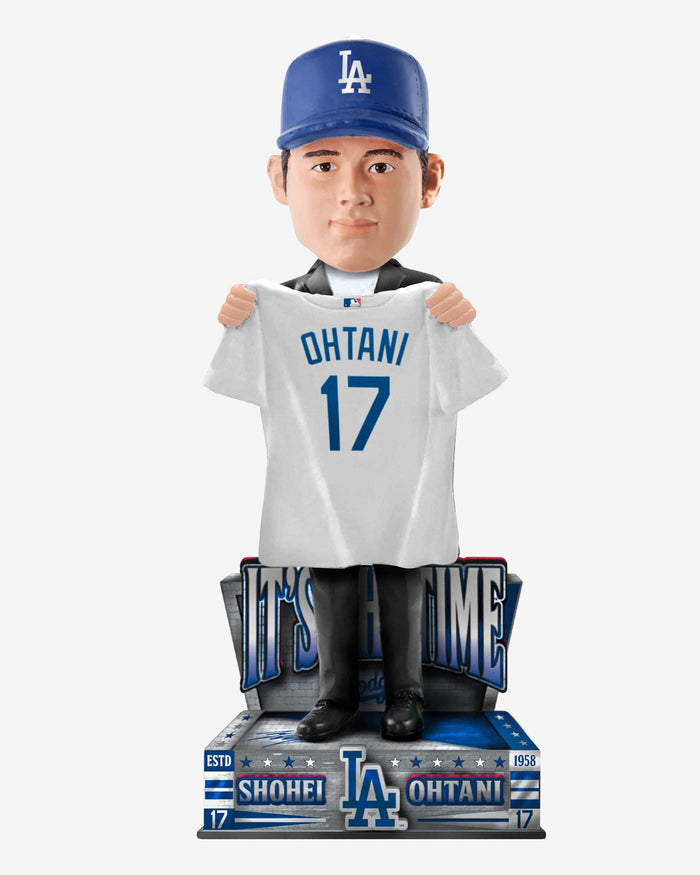 Shohei Ohtani Los Angeles Dodgers Welcome to the Team Bobblehead FOCO - FOCO.com