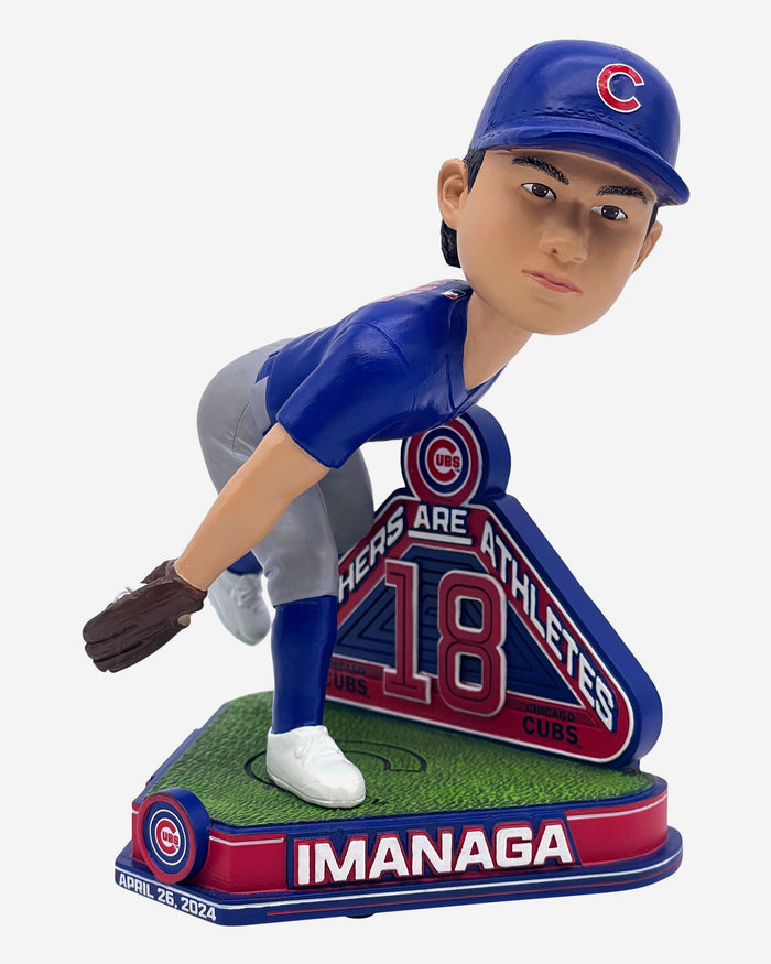 Shota Imanaga Chicago Cubs Glove Flip Putout Bobblehead FOCO - FOCO.com