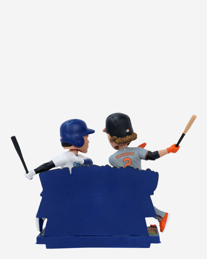 Gunnar Henderson & Shohei Ohtani Baltimore Orioles & Los Angeles Dodgers West Coast Sho Down Dual Bobblehead FOCO - FOCO.com