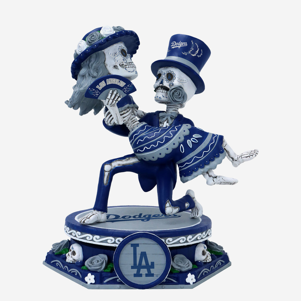 Los Angeles Dodgers Calavera Couple Dual Spinner Bobblehead FOCO - FOCO.com