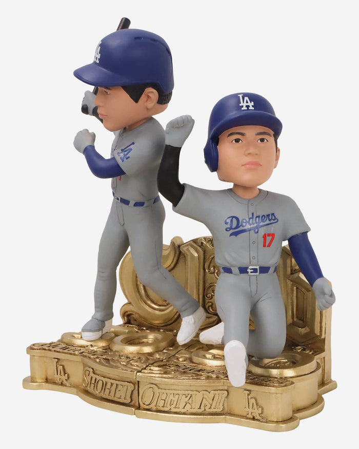 Shohei Ohtani Los Angeles Dodgers 50 Home Runs & 50 Stolen Bases Connecting Bobblehead Set FOCO - FOCO.com