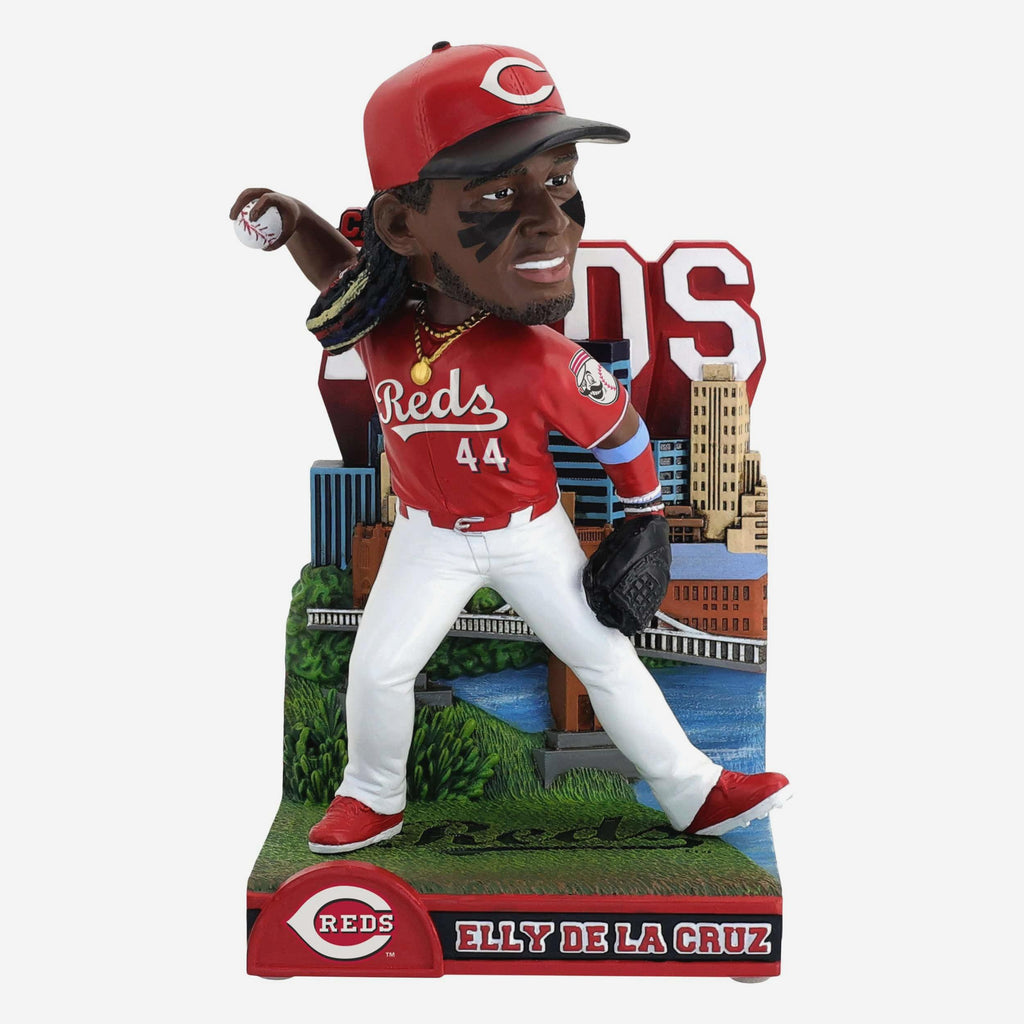 Elly De La Cruz Cincinnati Reds The Queen City Bobblehead FOCO - FOCO.com