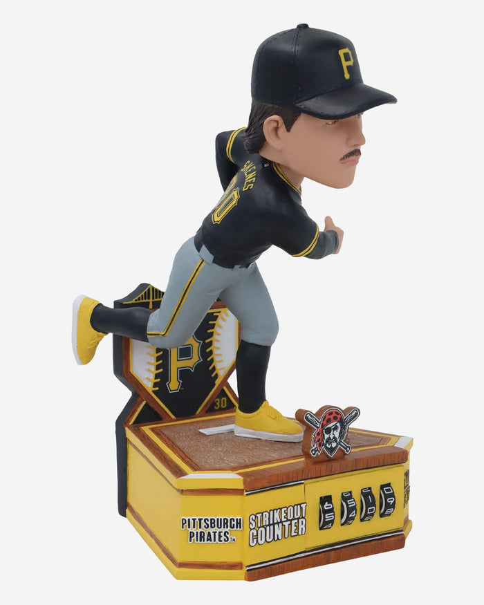 Paul Skenes Pittsburgh Pirates Career Strikeout Counter Bobblehead FOCO - FOCO.com