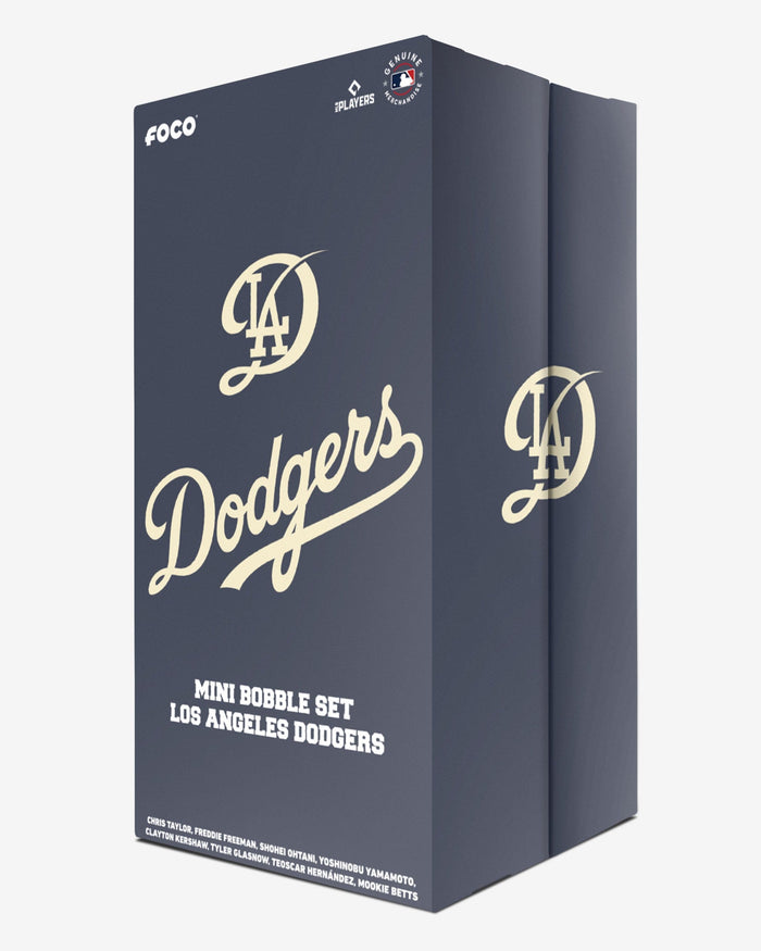 Los Angeles Dodgers 2024 City Connect Mini Bobblehead Boxed Set FOCO - FOCO.com