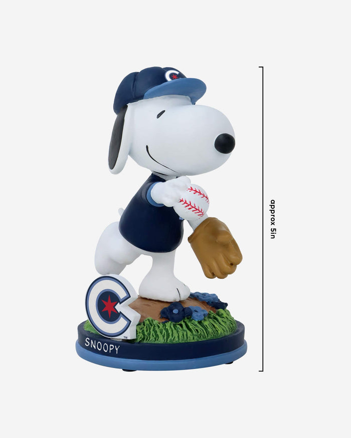 Chicago Cubs Snoopy Peanuts City Connect Bobblehead FOCO - FOCO.com