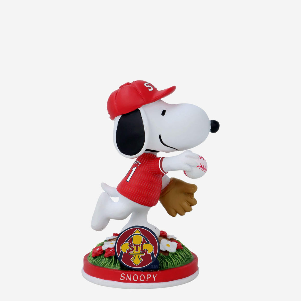 St Louis Cardinals Snoopy Peanuts City Connect Bobblehead FOCO - FOCO.com