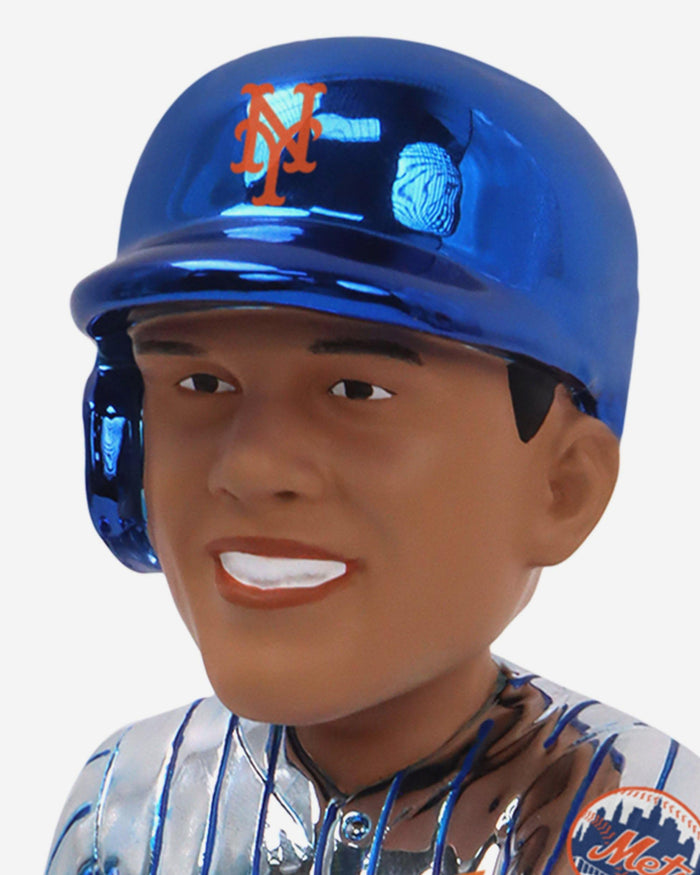 Juan Soto New York Mets Electroplated Bobblehead FOCO - FOCO.com