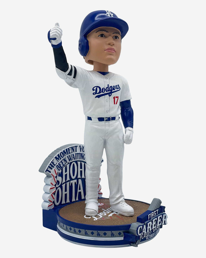 Shohei Ohtani Los Angeles Dodgers First Career Playoff Bobblehead FOCO - FOCO.com