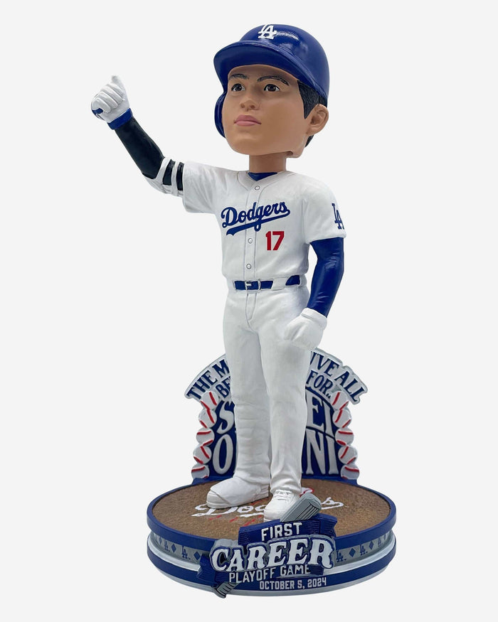 Shohei Ohtani Los Angeles Dodgers First Career Playoff Bobblehead FOCO - FOCO.com