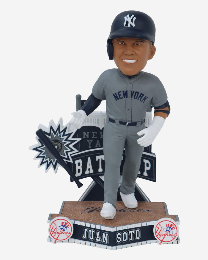 Juan Soto New York Yankees Bat Flip Gamebreaker Bobblehead FOCO - FOCO.com