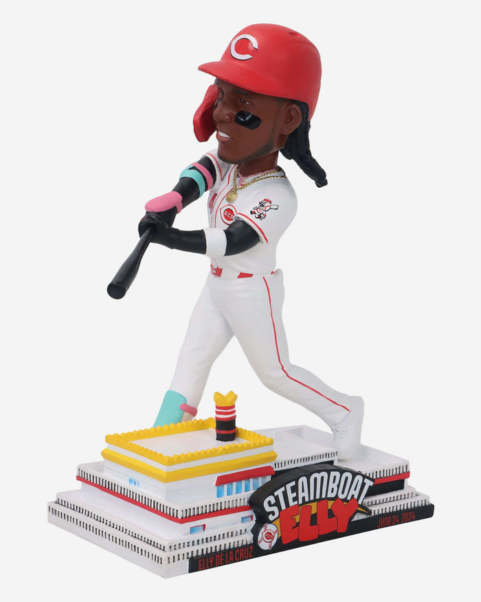 Elly De La Cruz Cincinnati Reds Steamboat Elly Home Run Bobblehead FOCO - FOCO.com