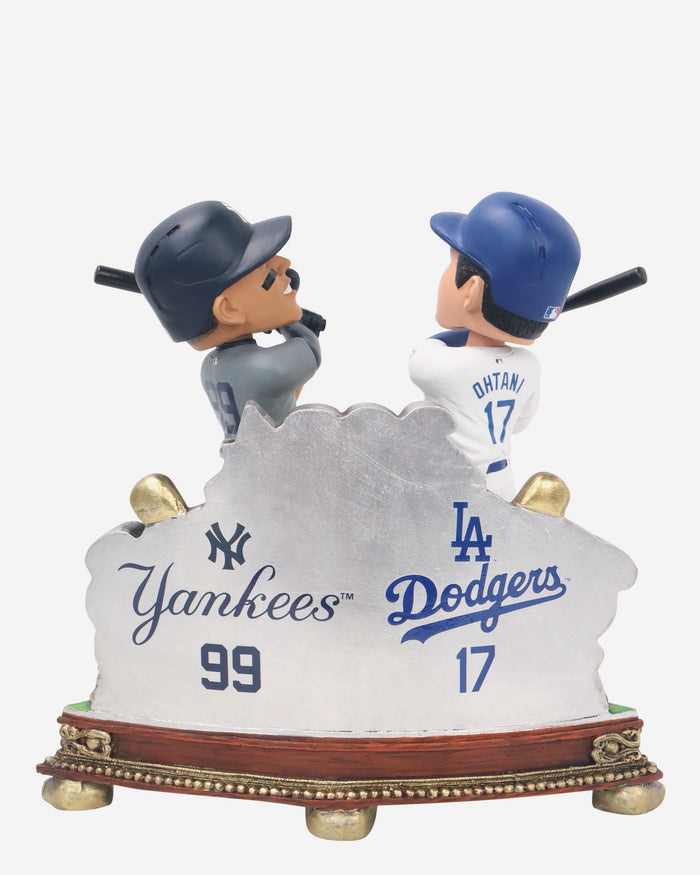 Shohei Ohtani & Aaron Judge Los Angeles Dodgers & New York Yankees 2024 World Series Dual Battle Bobblehead FOCO - FOCO.com