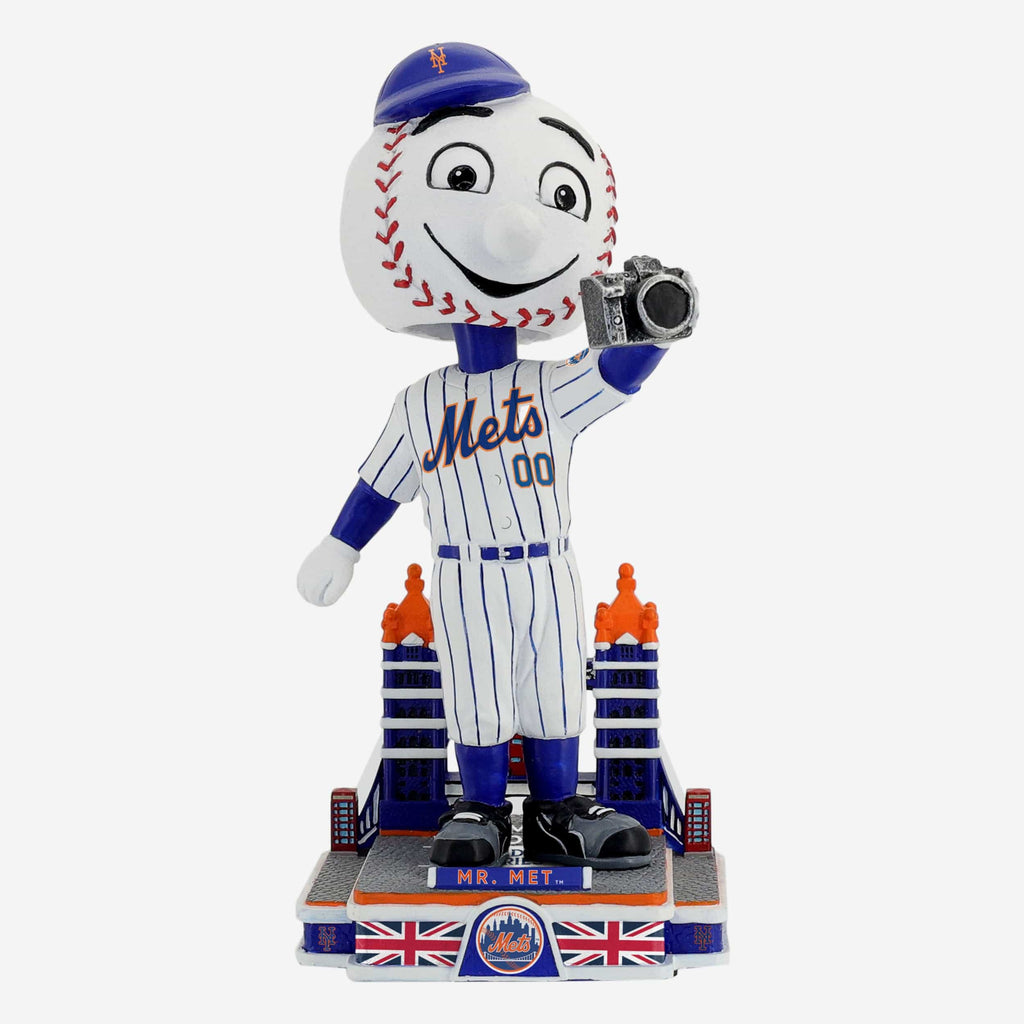 Mr Met New York Mets 2024 MLB London Series Mascot Bobblehead FOCO