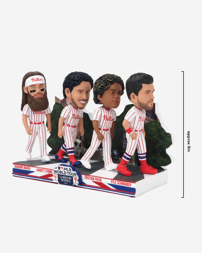 Philadelphia Phillies 2024 MLB London Series Abbey Road Mini Bobblehead Scene FOCO - FOCO.com