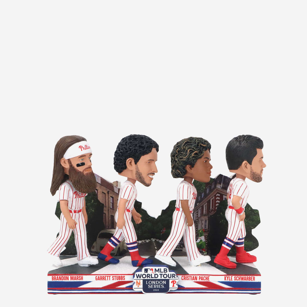 Philadelphia Phillies 2024 MLB London Series Abbey Road Mini Bobblehead Scene FOCO - FOCO.com