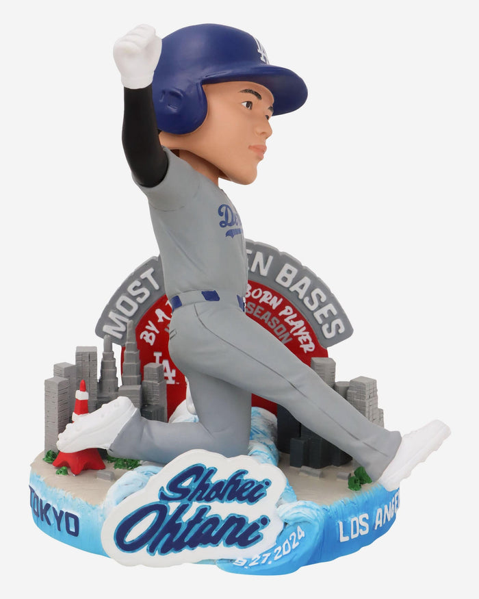 Shohei Ohtani Los Angeles Dodgers Most Stolen Bases in a Single MLB Season by a Japanese Born Player Bobblehead FOCO - FOCO.com