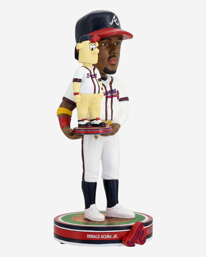 Ronald Acuna Jr & Blooper Atlanta Braves Bobble Dubblz Friendz Bobblehead FOCO - FOCO.com