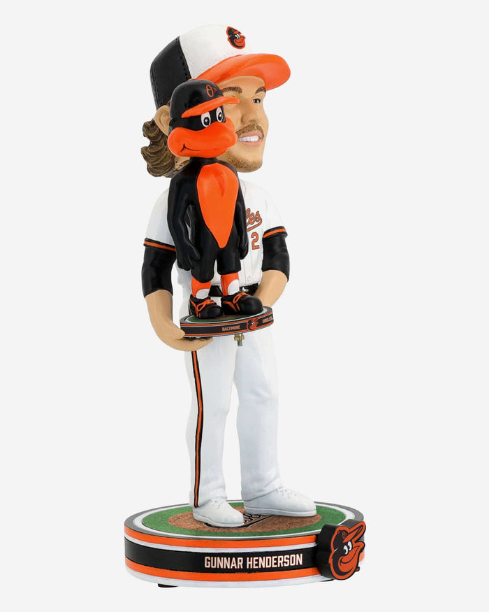 Gunnar Henderson & The Oriole Bird Baltimore Orioles Bobble Dubblz Friendz Bobblehead FOCO - FOCO.com