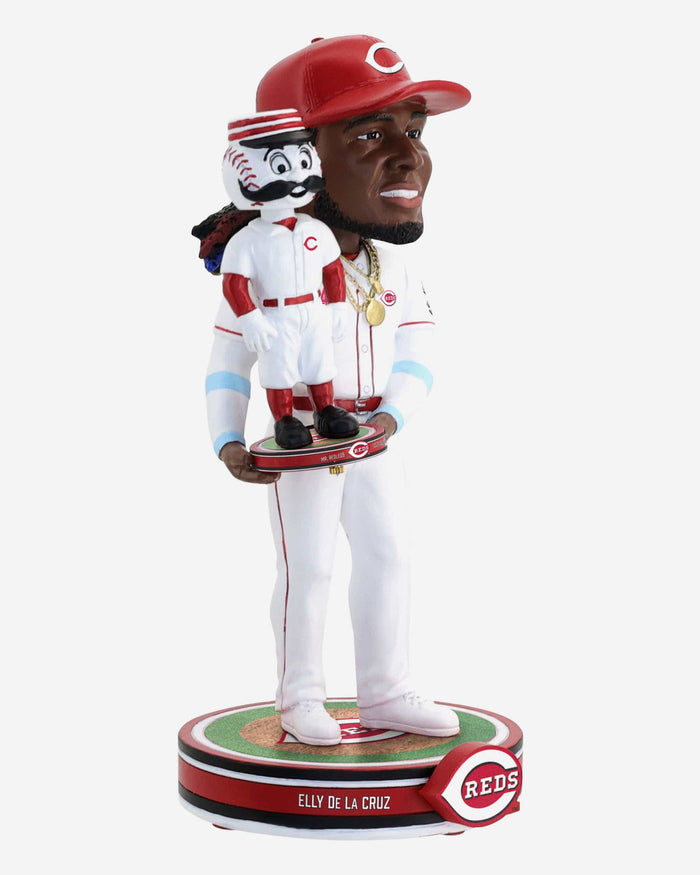 Elly De la Cruz & Mr Redlegs Cincinnati Reds Bobble Dubblz Friendz Bobblehead FOCO - FOCO.com