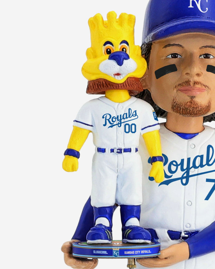 Bobby Witt Jr & Sluggerrr Kansas City Royals Bobble Dubblz Friendz Bobblehead FOCO - FOCO.com